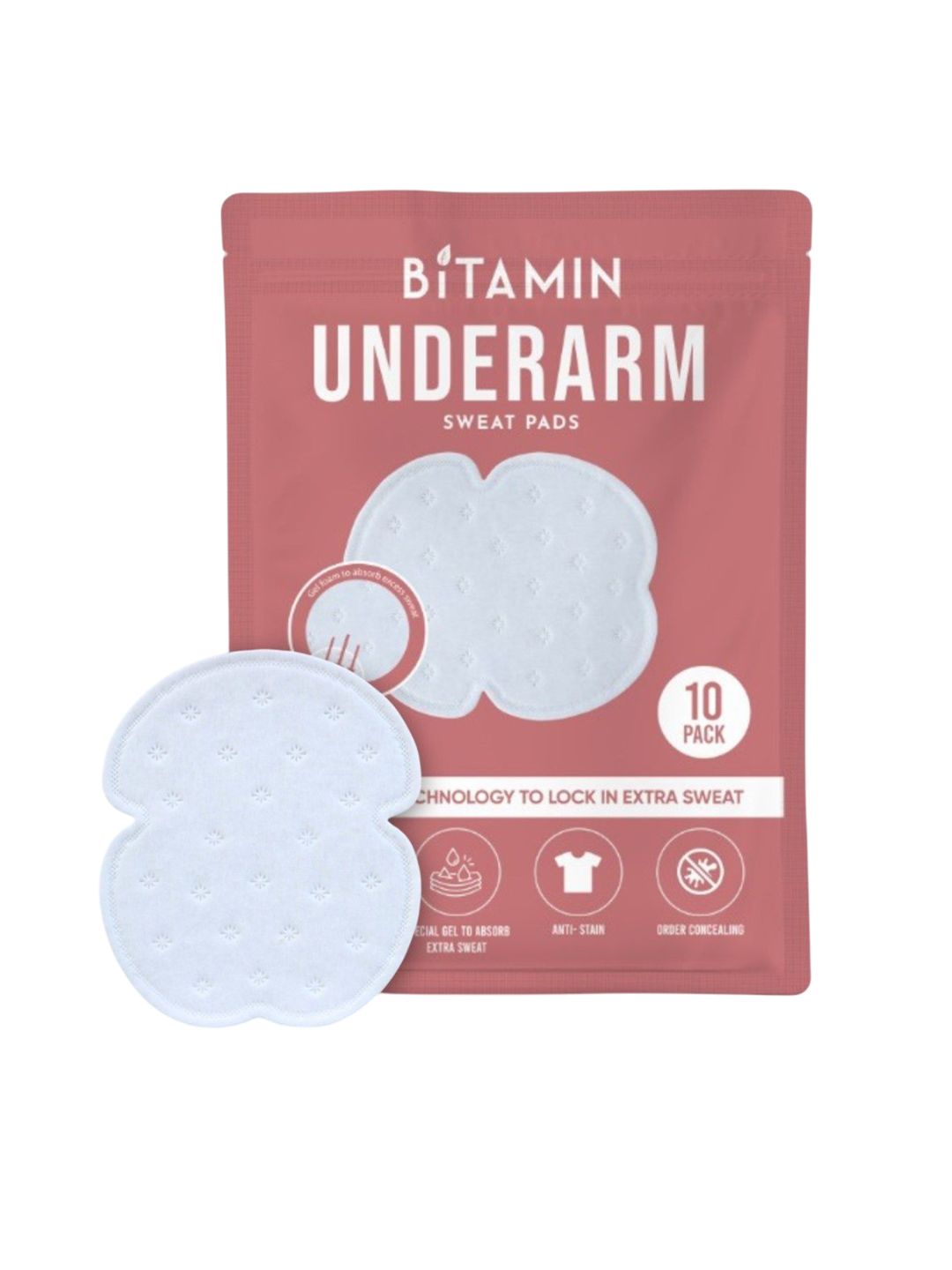 Bitamin Naturals Pvt Underarm Sweat Pads- 10 Pads-picture-18