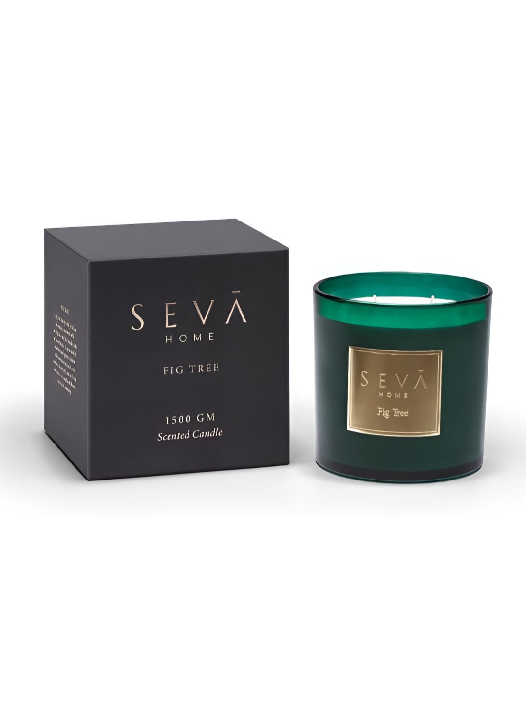 Seva Home Green & Gold-Toned 1 pieces Jar Candle-picture-55