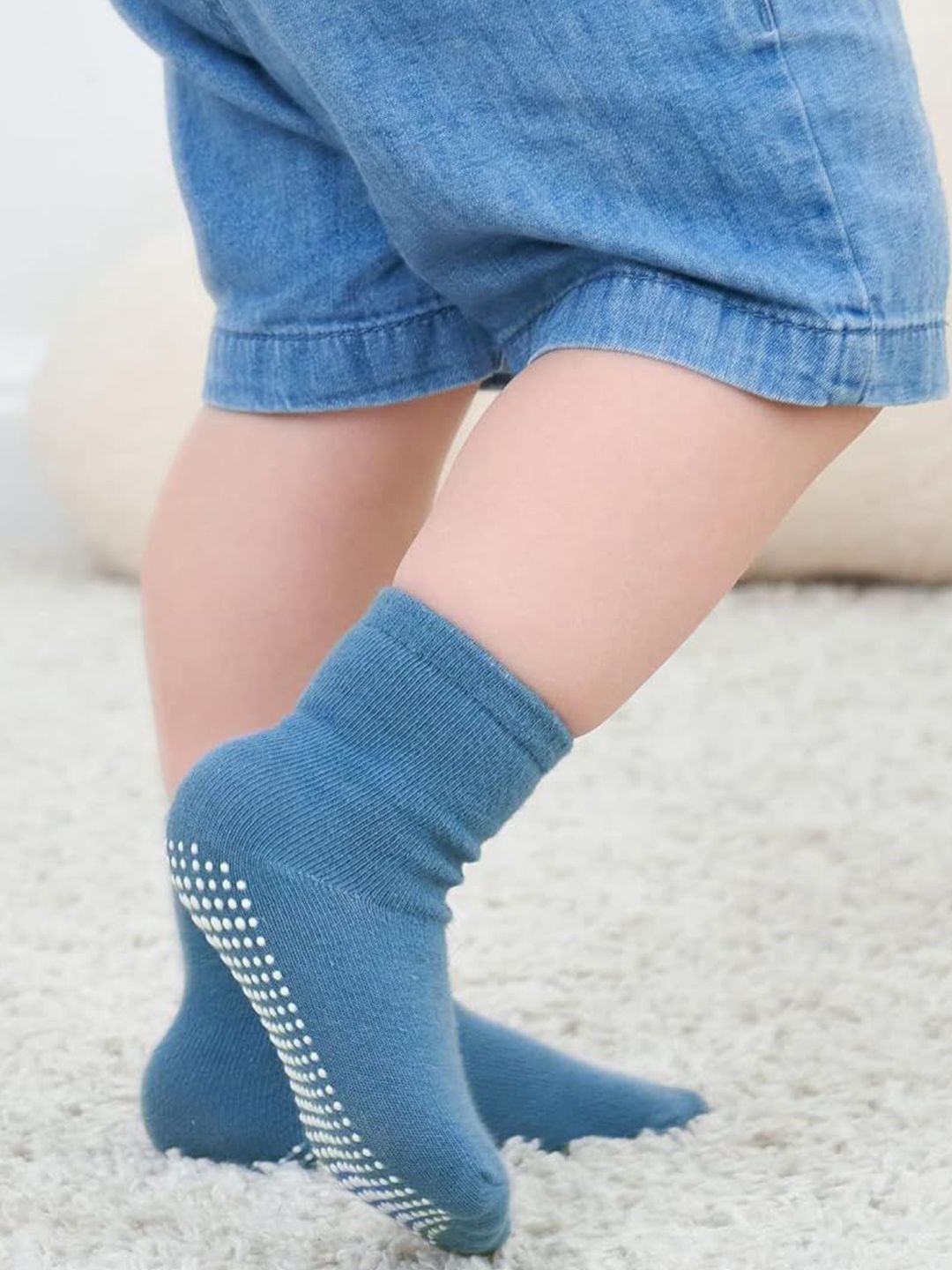 Spancia Kids Anti-Skid Ankle Length Socks-picture-19