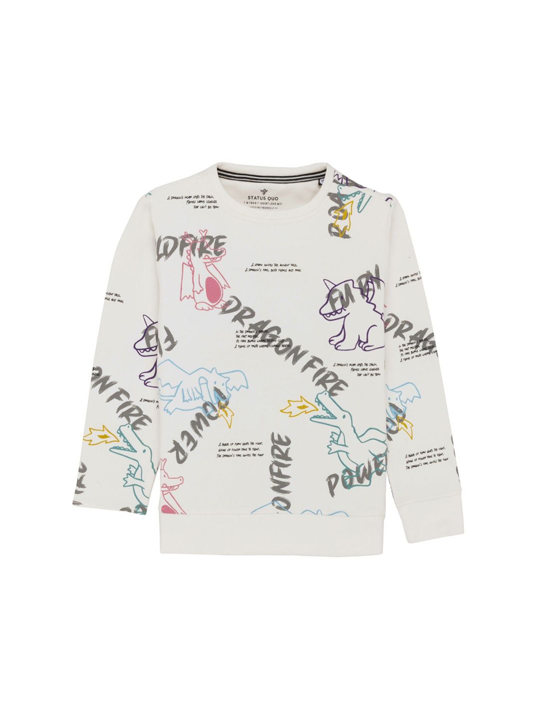 Status Quo Boys All Over Graphic Printed Round Neck Fleece Full Sleeve Sweatshirt-picture-30