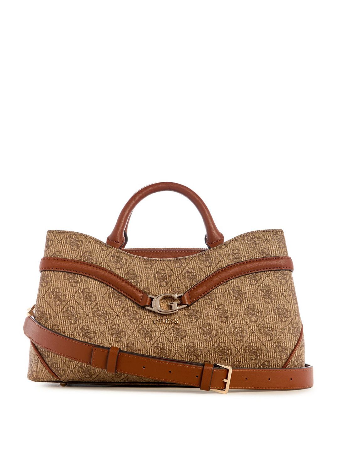GUESS Women Brand Logo Printed Structured Handheld Bag-picture-58