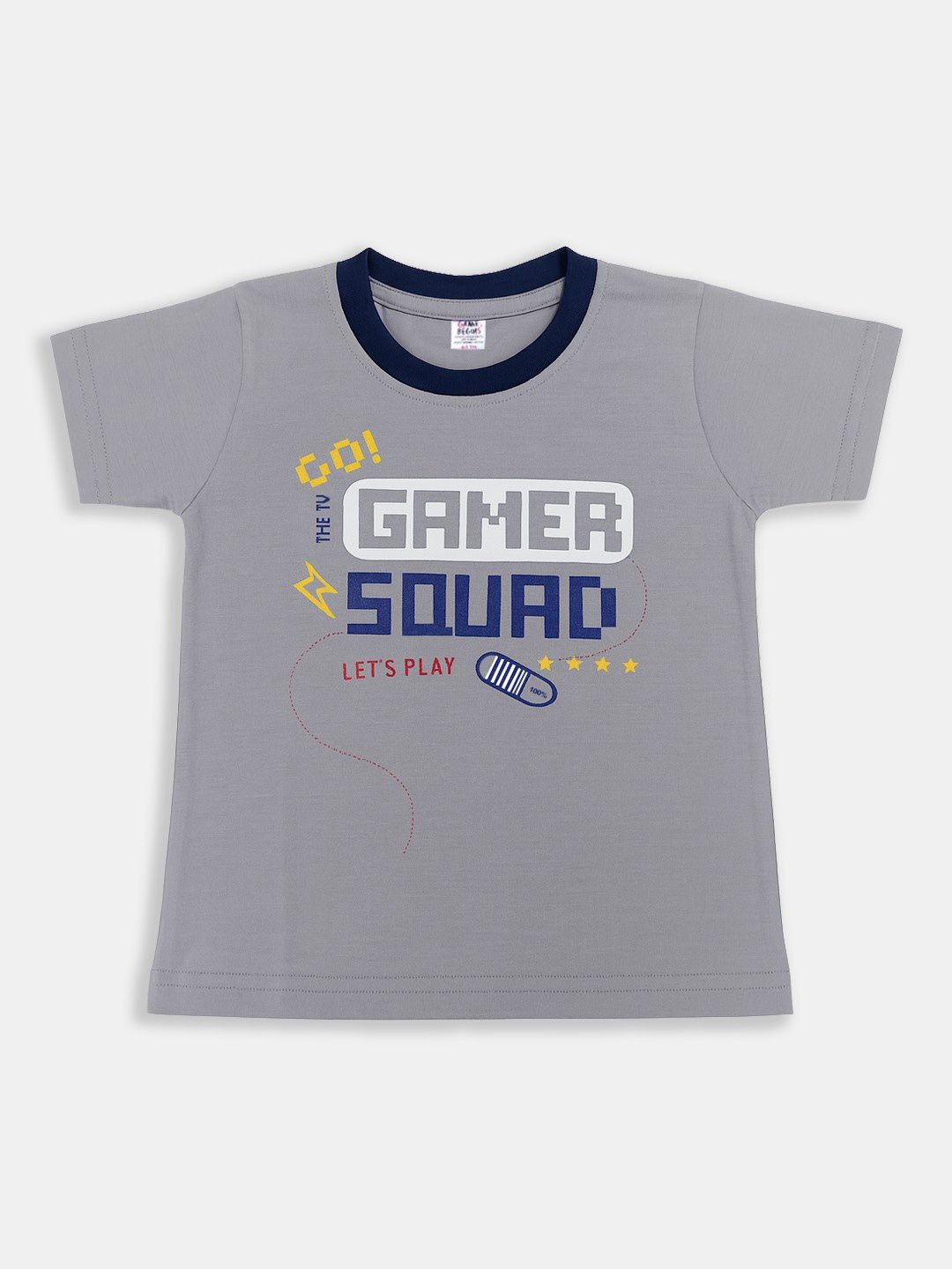 Here&Now X Game Begins Boys Typography Printed Pure Cotton T-Shirt-picture-25