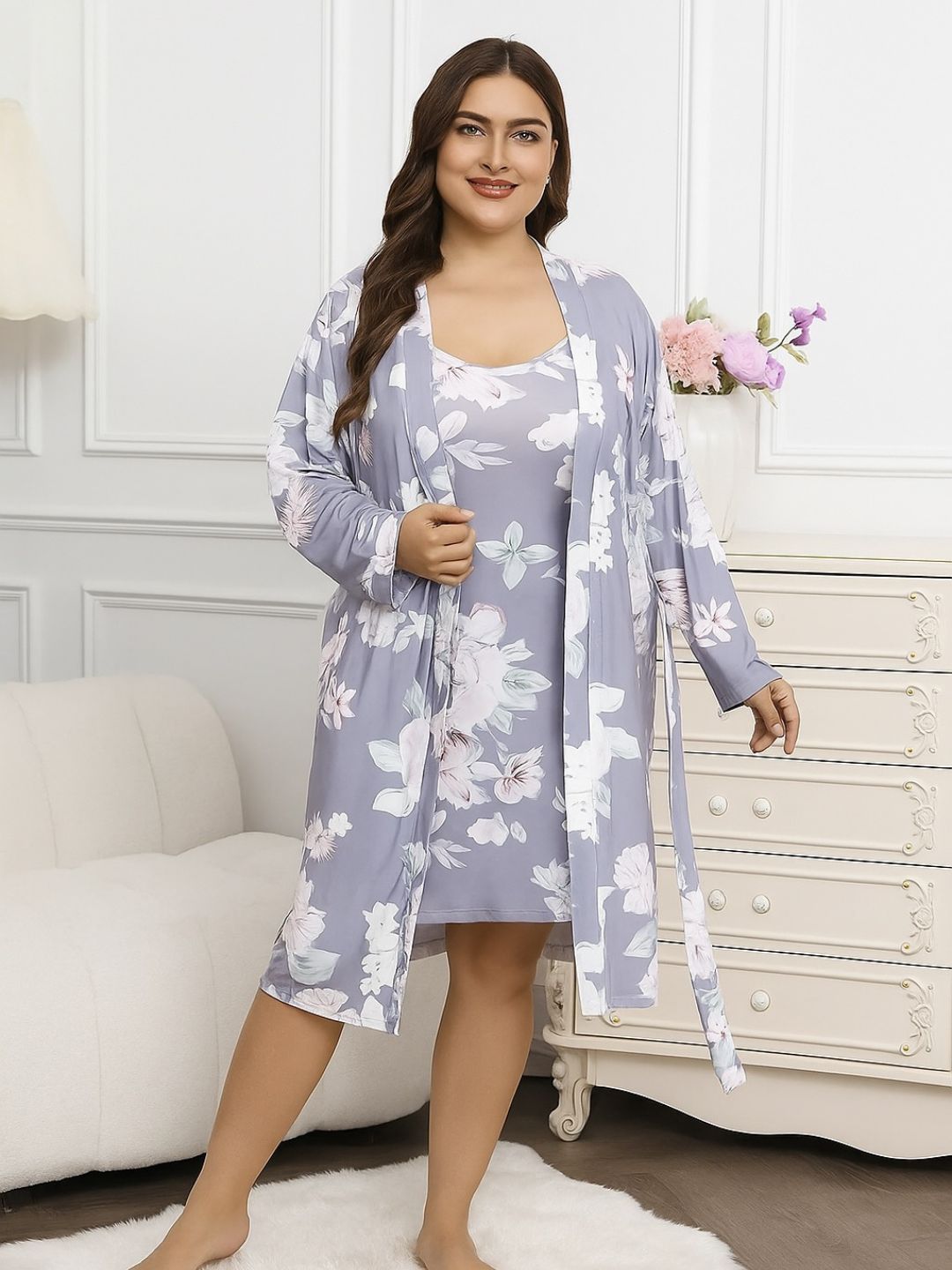 UDHATIKRAMAN Women Printed Nightdress-picture-19