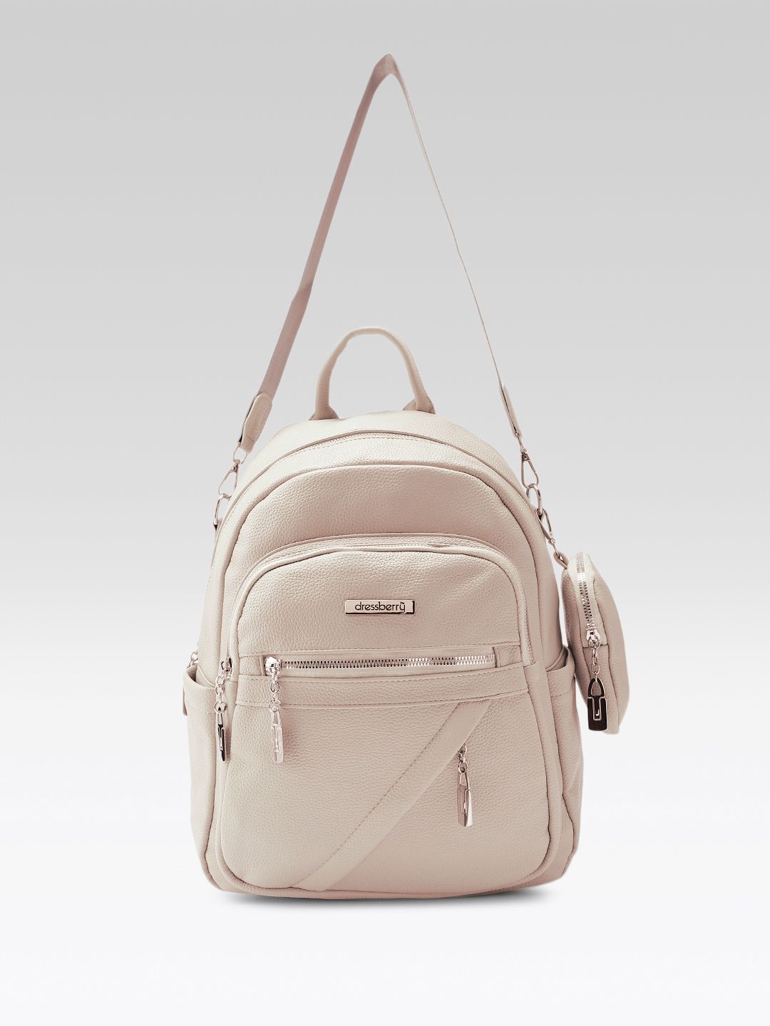 DressBerry Women Textured Backpack