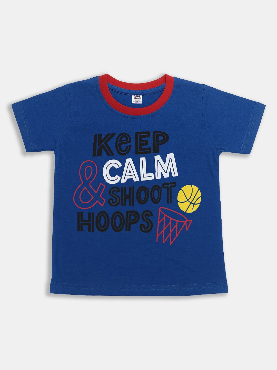 Here&Now X Game Begins Boys Typography Printed Pure Cotton T-Shirt-picture-26