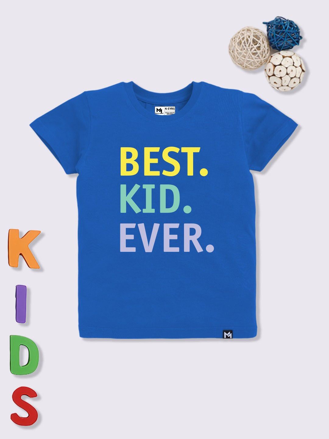 YK X Minute Mirth Boys Typography Printed Cotton T-shirt-picture-28