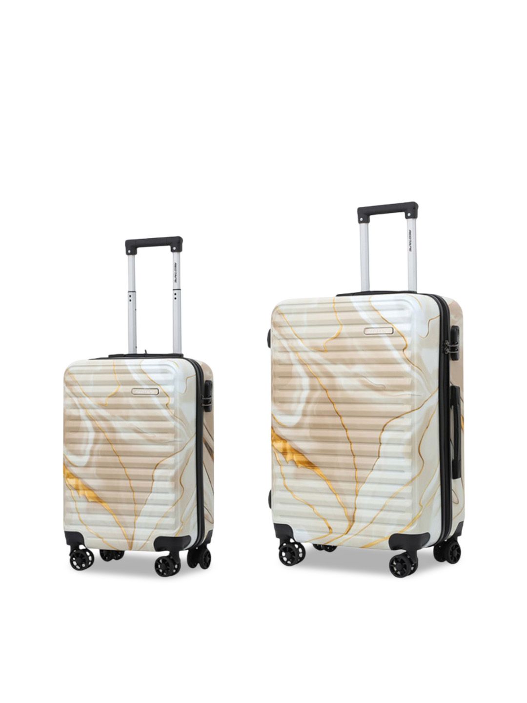 Red Tape Unisex Set Of 2 Printed ABS Trolley Bags-picture-45