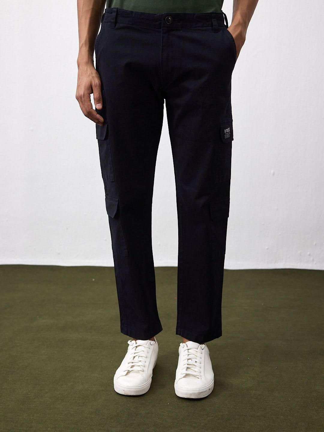UNSTD Men Classic Slim Fit Mid-Rise Cargos-picture-35