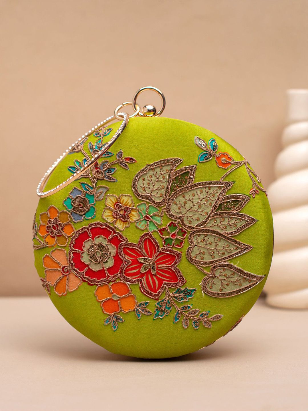 ARTKLIM Embroidered Box Clutch-picture-29