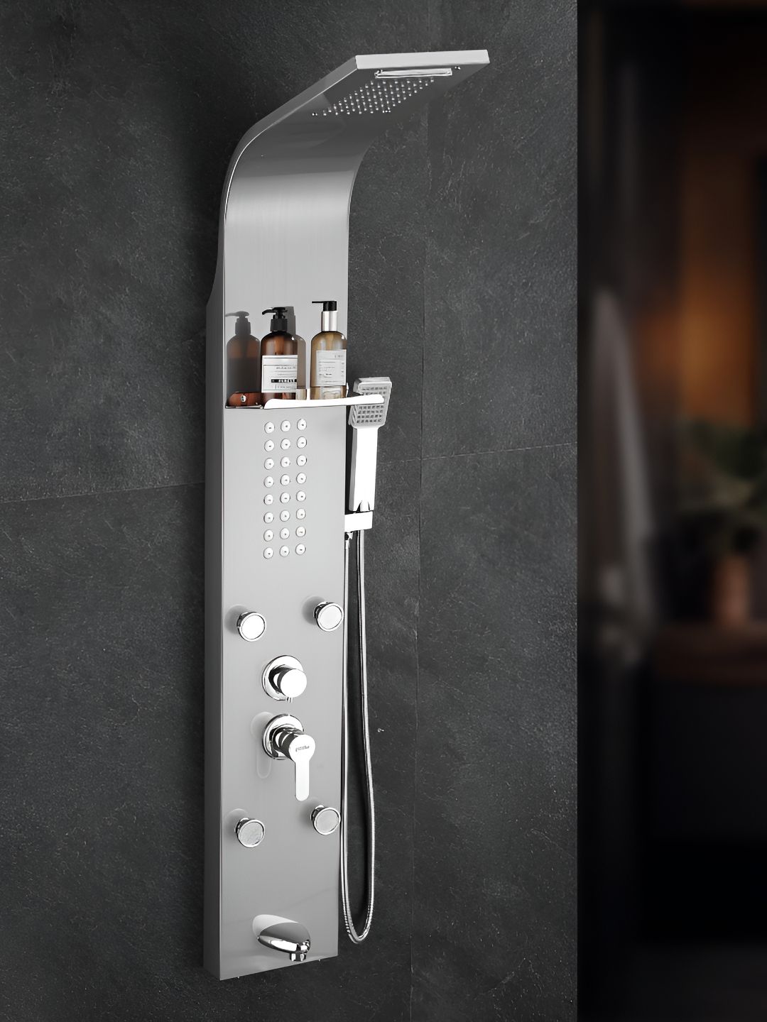 Plantex Silver-Toned Core Shower Panel-picture-30