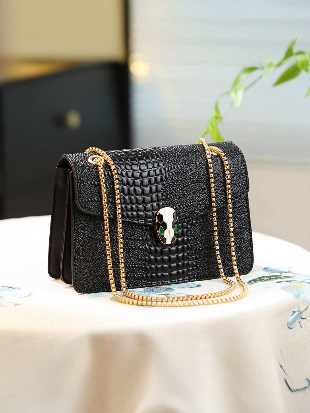 Diva Dale Women Textured Structured Embellished Sling Bag-picture-19