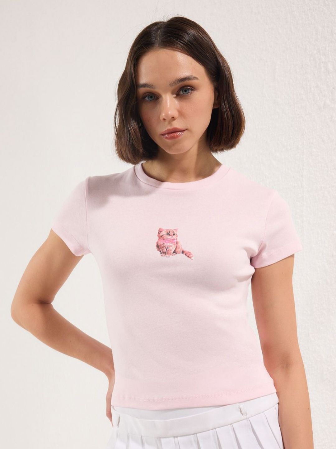 Trendyol Graphic Printed Round Neck Pure Cotton T-shirt-picture-24