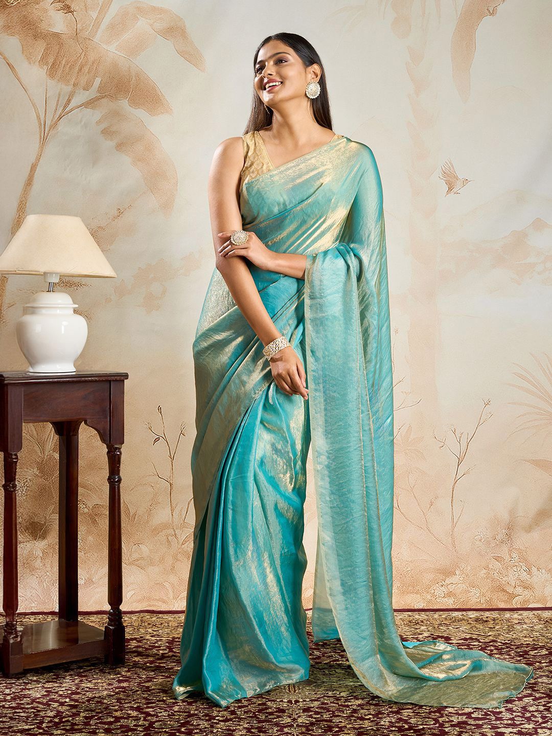 Hemika Buy TEEJH Hemika Pre Draped Satin Saree - Sarees for Women 36678889 ...