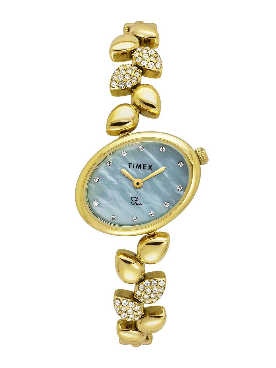 Timex Fria Women Embellished Oval Dial & Bracelet Style Analogue Watch TWEL21301-picture-22