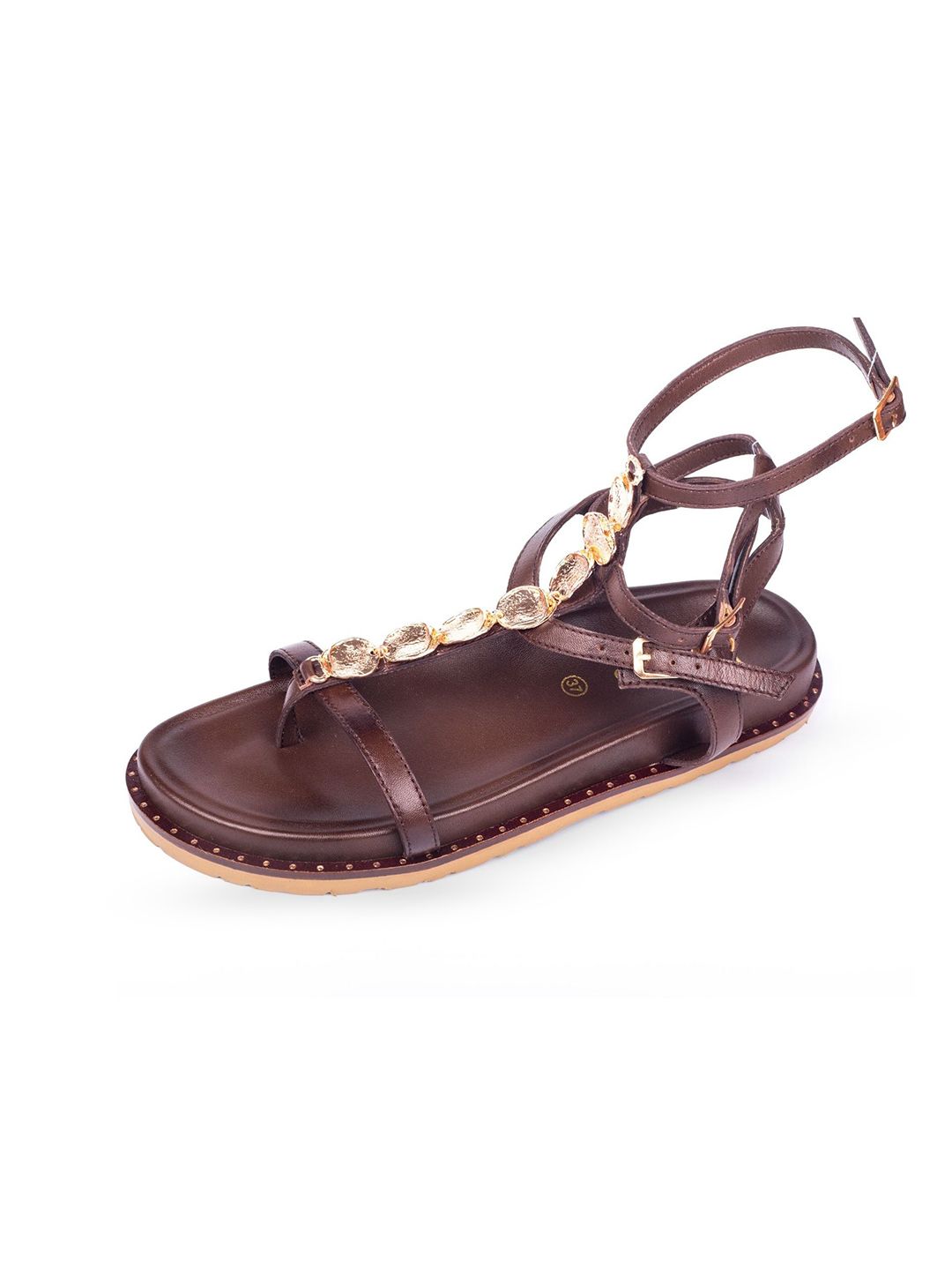 BELLAPASO Women Embellished T-Strap Flats-picture-24
