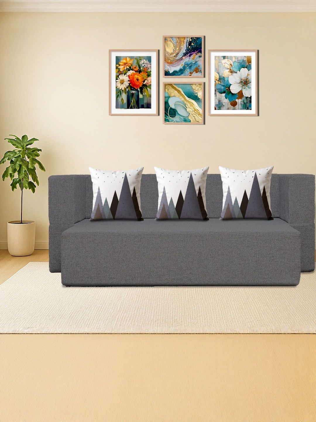 Clex Multi-Purpose Foldable Sofa Cum Bed