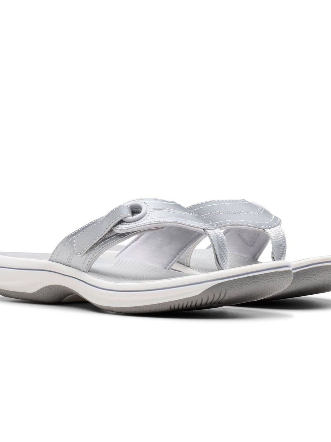 Clarks Women Suede T-Strap Flats-image-18