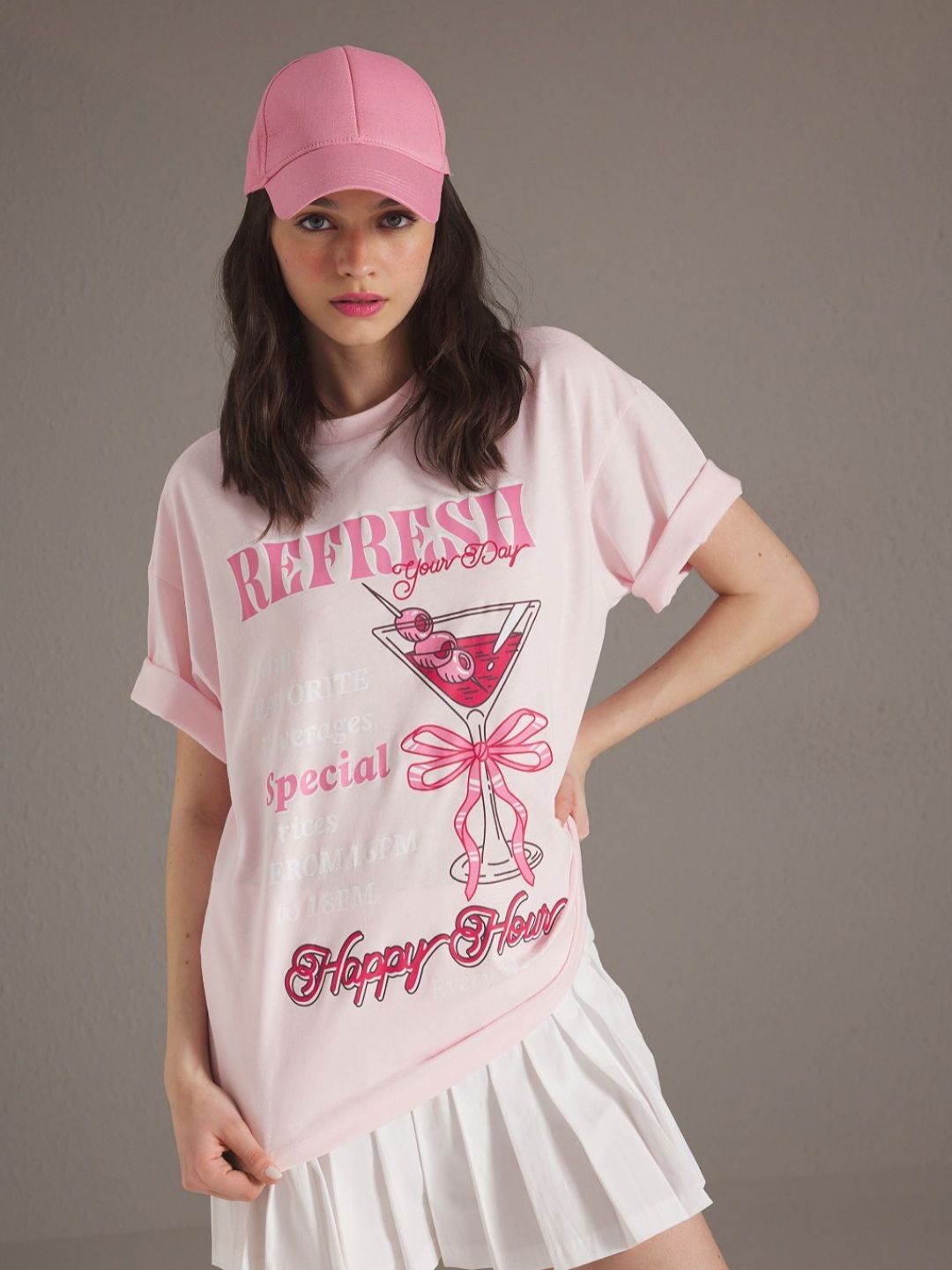 Trendyol Graphic Printed Round Neck Pure Cotton T-shirt-picture-38