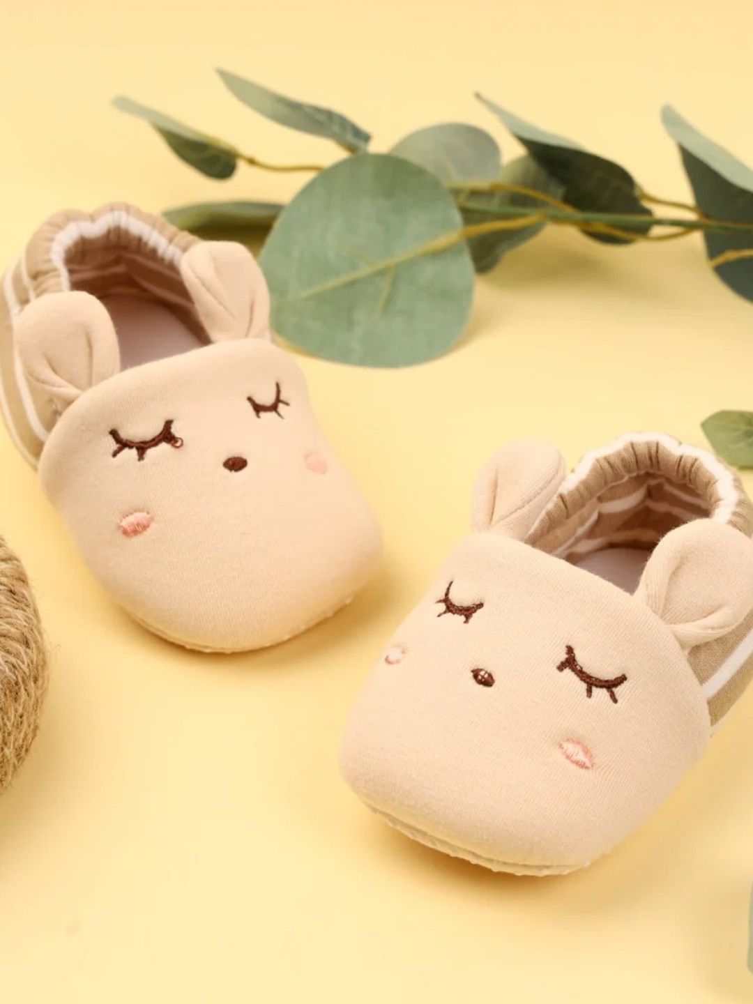 KICKS & CRAWL Infants Kids Cotton Paws Elastic Booties-picture-44