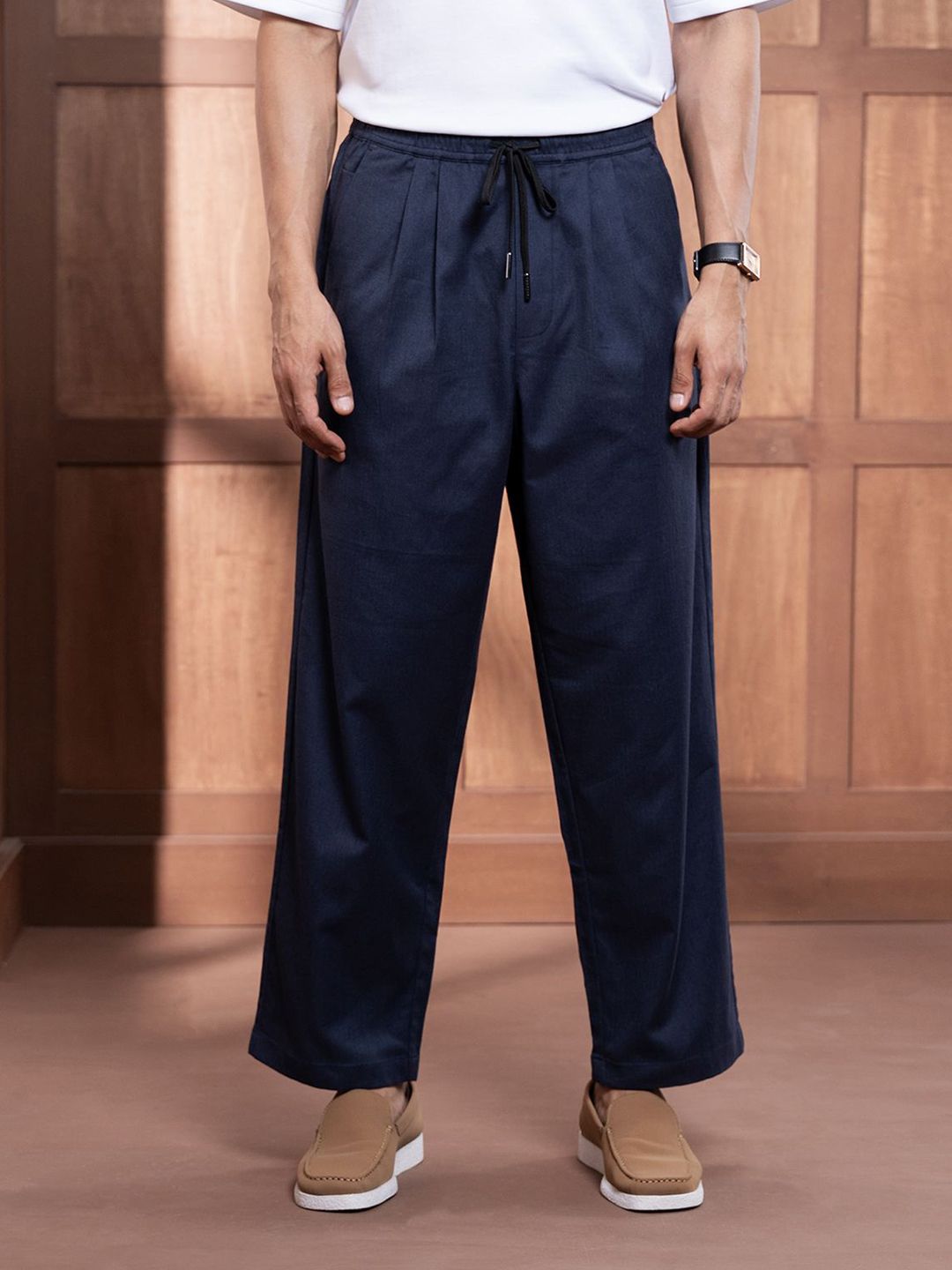 Andamen Men Stretch Cotton Straight Regular Trouser-picture-22