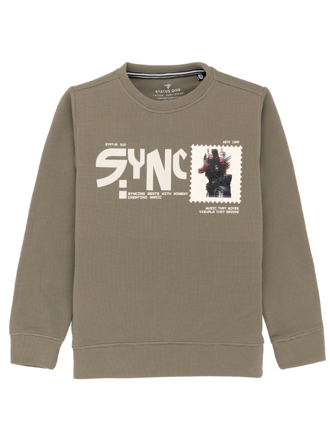 Status Quo Boys Graphic Printed Round Neck Long Sleeves Pullover Casual Sweatshirt-picture-25