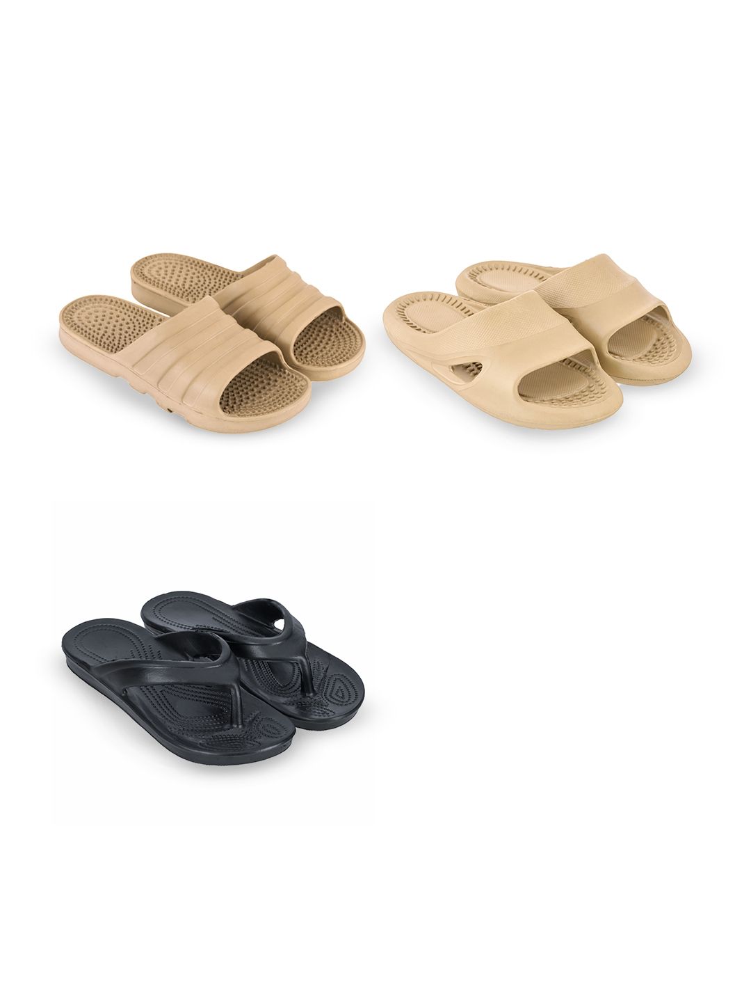 Feel alive Men Set of 3 Sliders Flip Flops-picture-36