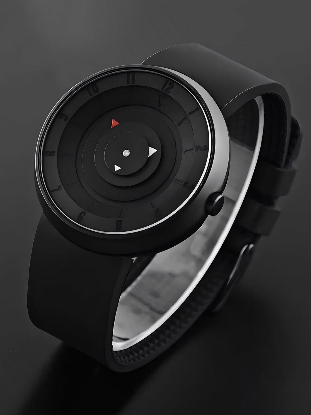 Blutech Men Patterned Dial & Bracelet Style Straps Analogue Watch Black_Dexon1-picture-31