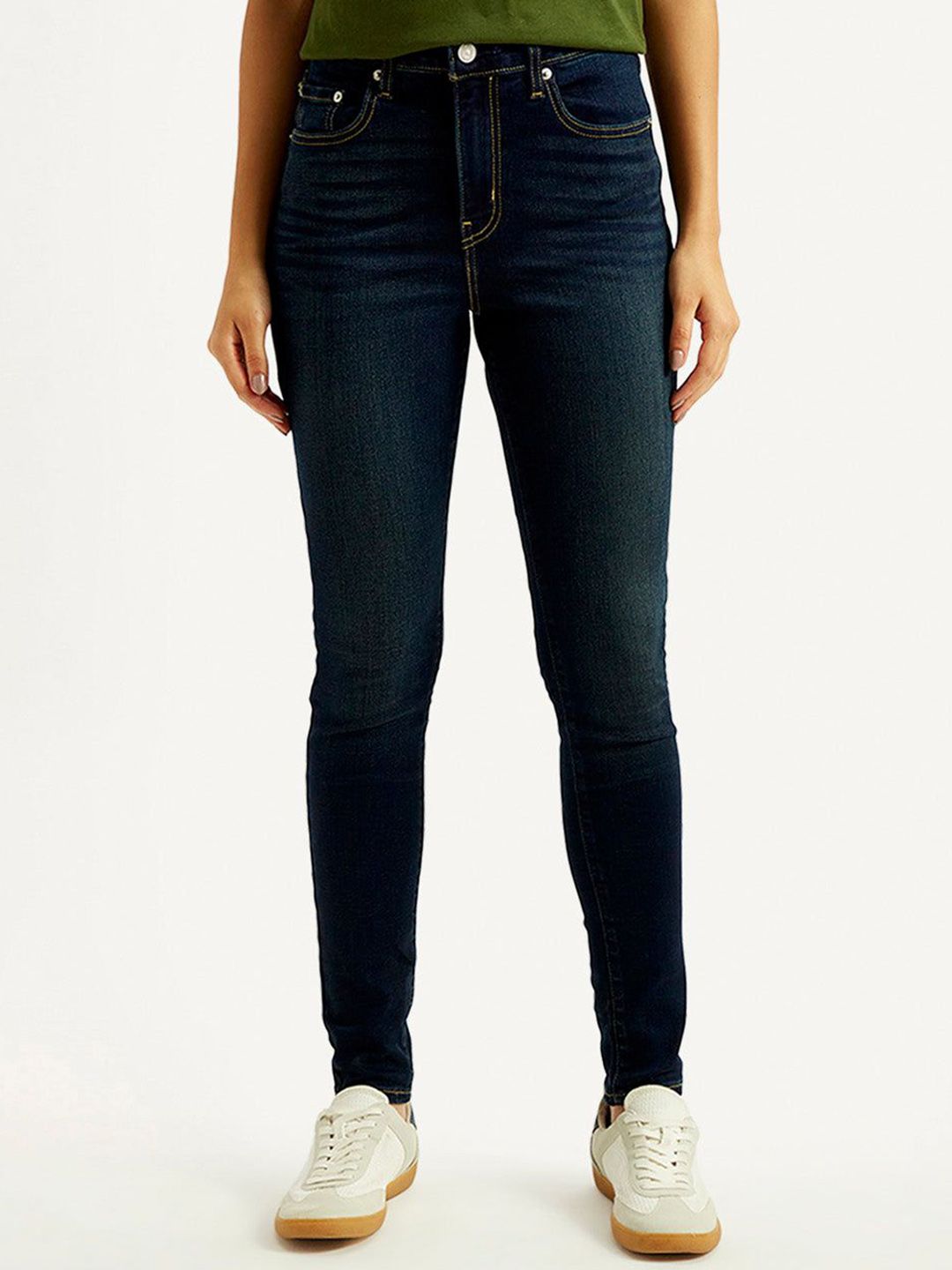 Levis Women Classic Skinny Fit High-Rise Light Fade Stretchable Jeans-picture-37