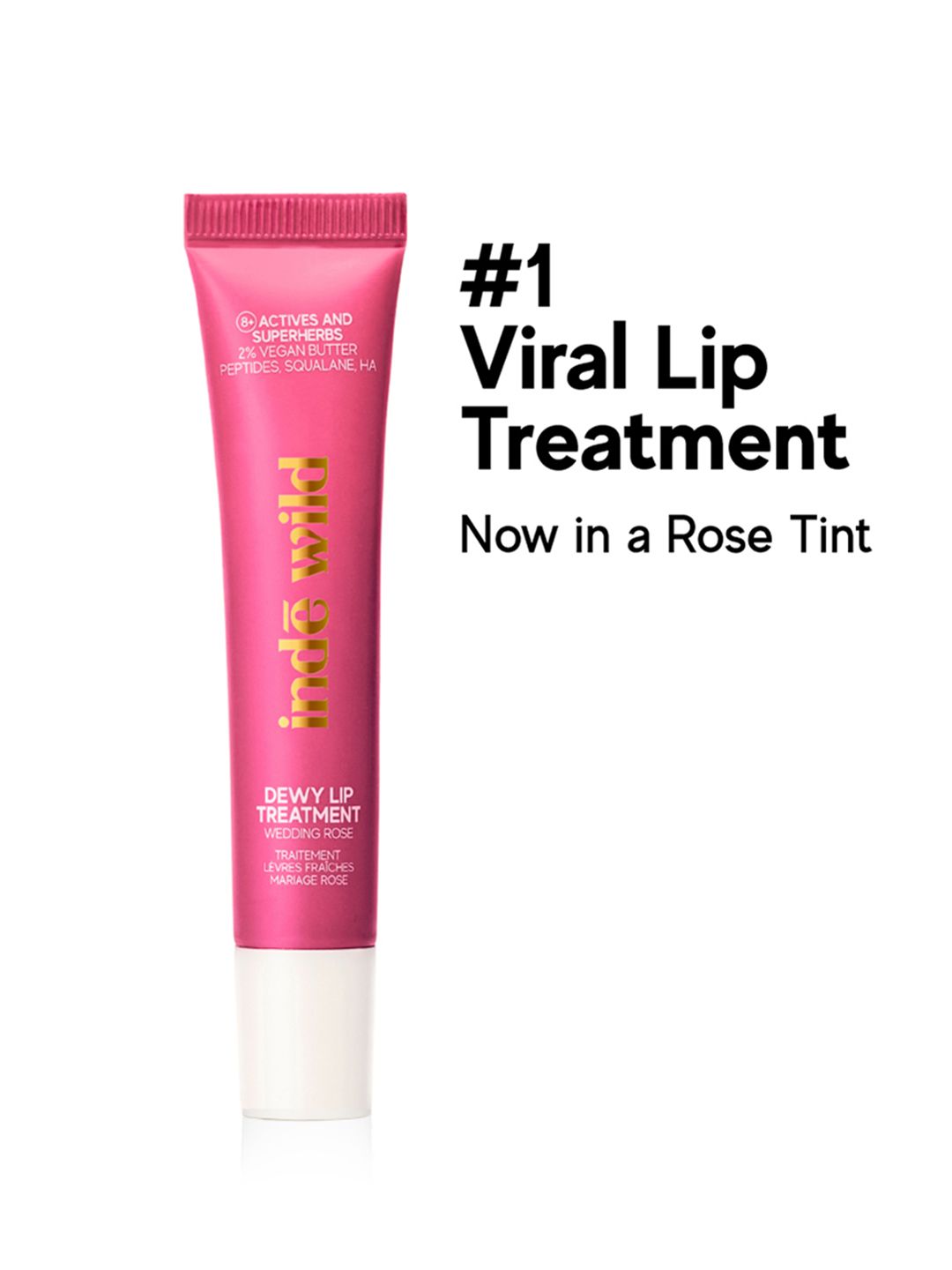 inde wild Dewy Lip Treatment 15ml - Wedding Rose-image-20