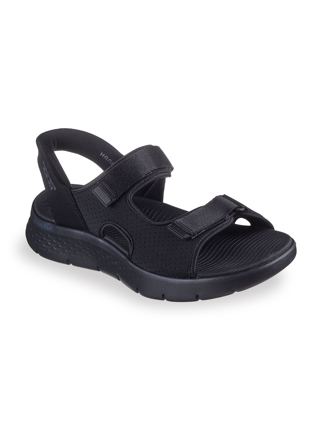 Skechers Go Walk Flex Men Solid Velcro Sports Sandals-picture-22