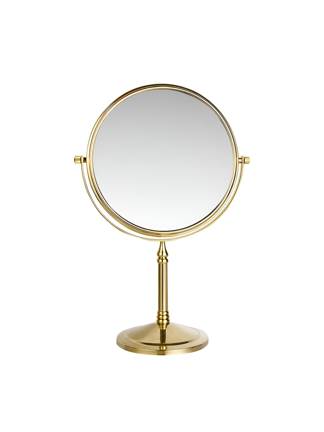 Plantex Gold-Toned & White Table Top Mirror-picture-19