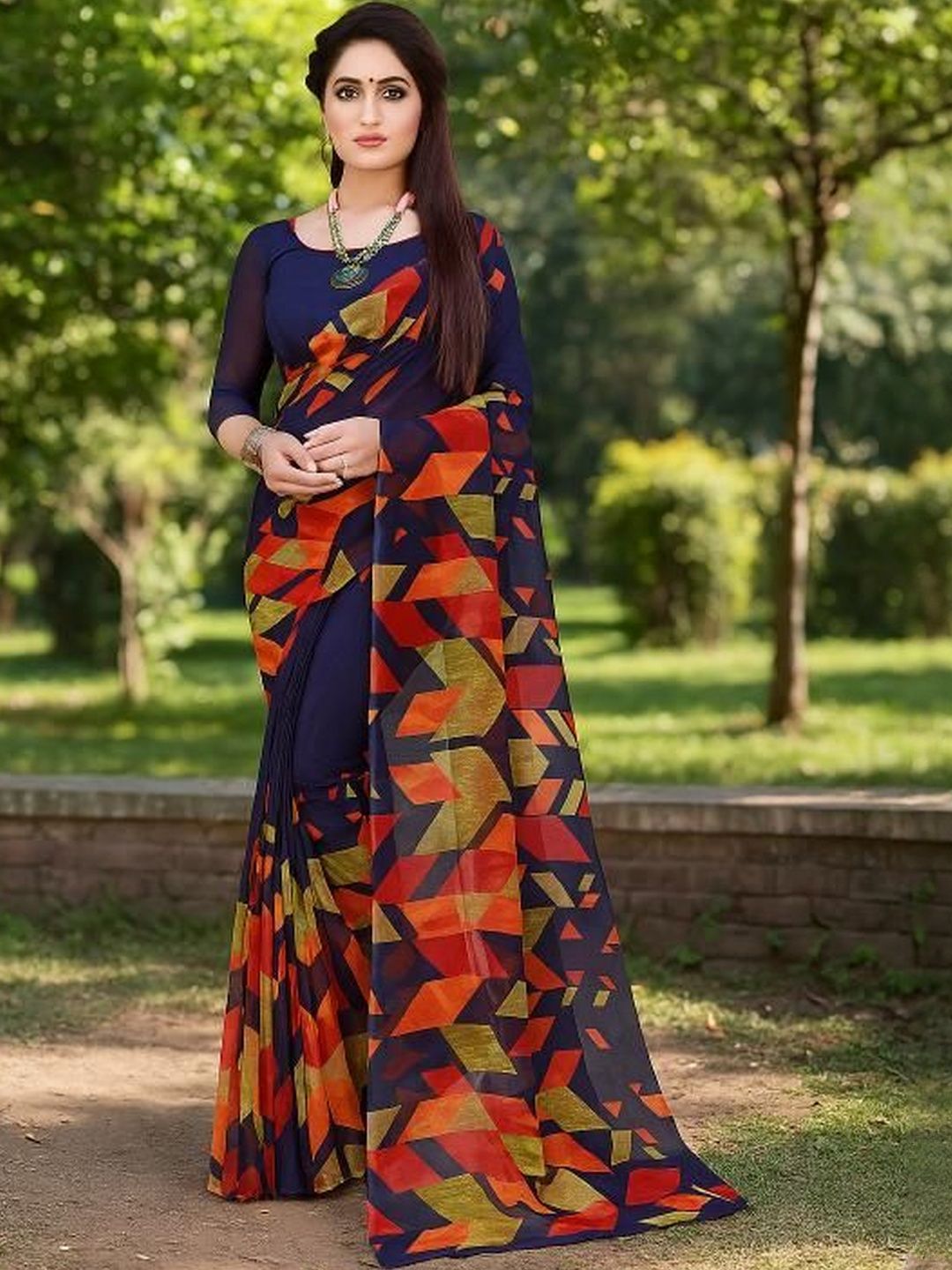 Moda Rapido Pure Georgette Saree-picture-46