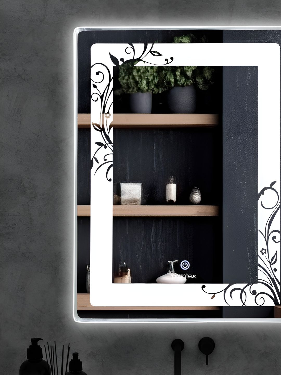 Plantex Silver-Toned Bathroom Wall Mirror-picture-20