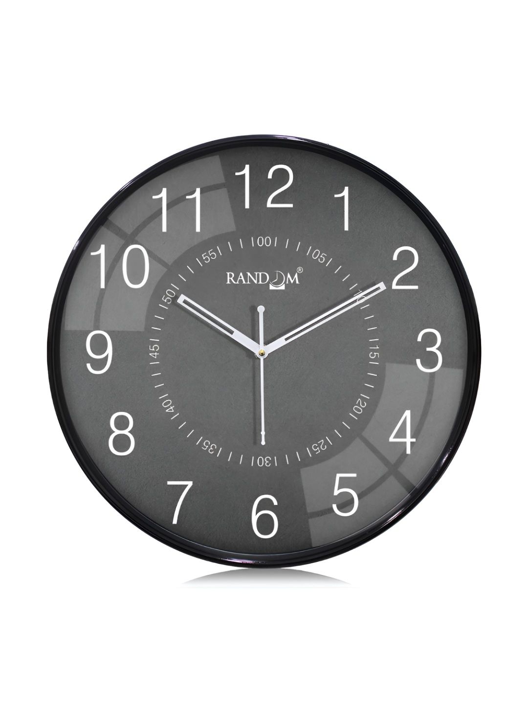 RANDOM Black & White Round Contemporary Wall Clock-picture-32