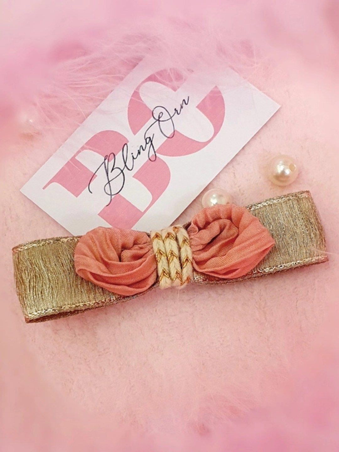 Bling Orn Girls Brocade Alligator Hair Clip-image-35