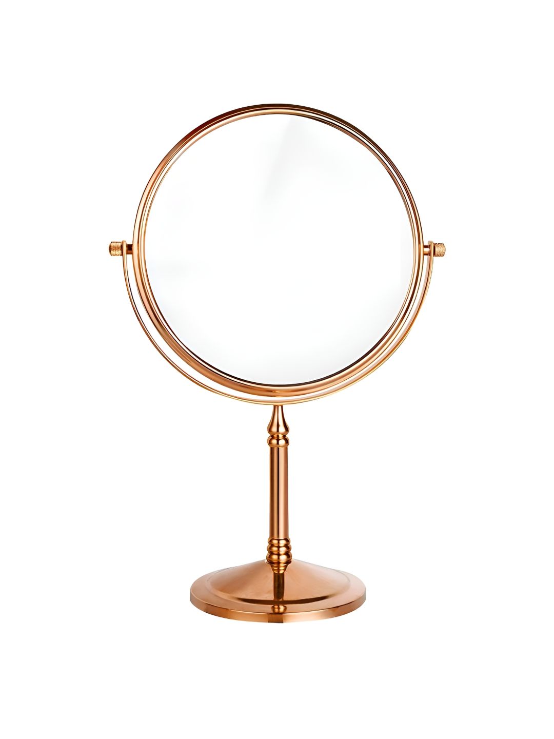 Plantex Rose Gold-Toned Makeup Table Top Mirror-picture-17