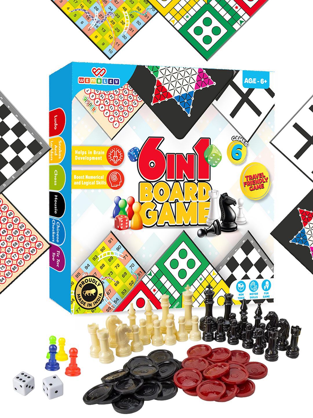 WEMBLEY Kids BPA Free Board Game-picture-1