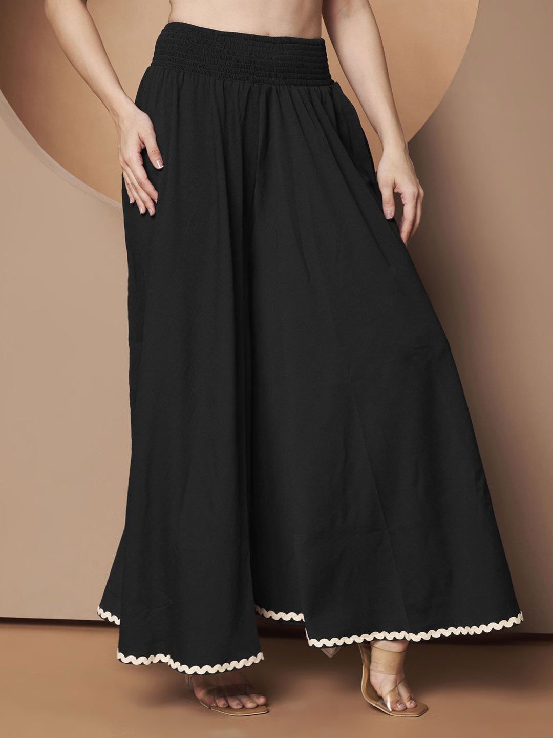 ZWERLON Women Flared Palazzos-picture-14