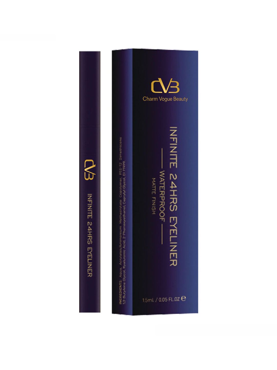 CVB Infinite 24H Waterproof Liquid Eyeliner - 1.5 ml - Black-image-31