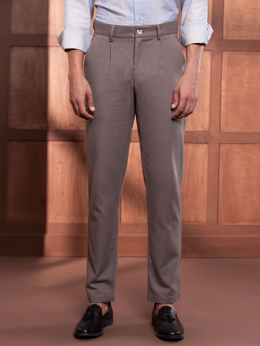 Andamen Men Ultra Pleated Trousers-picture-15