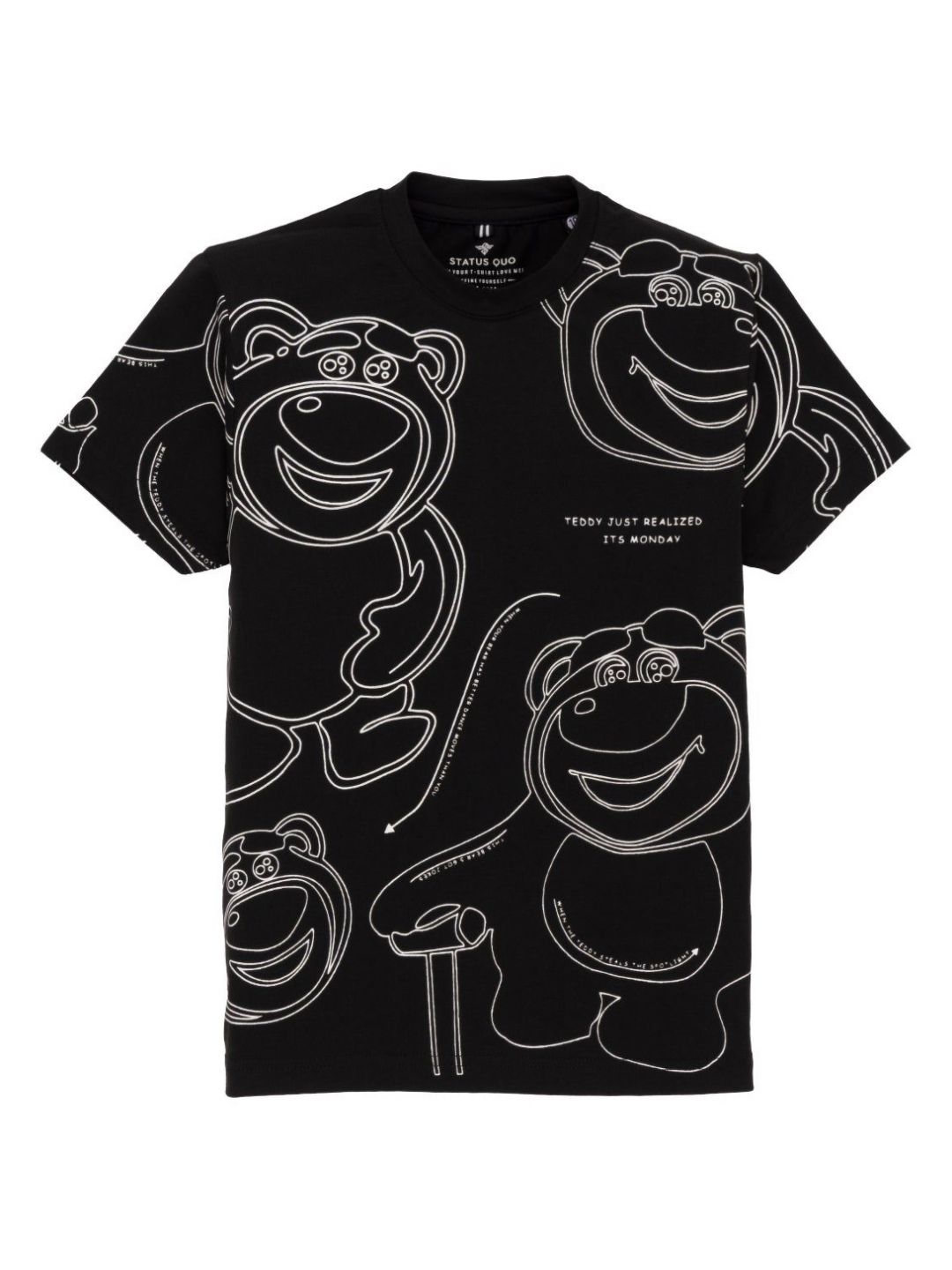 Status Quo Boys Graphic Printed Round Neck T-shirt-picture-23