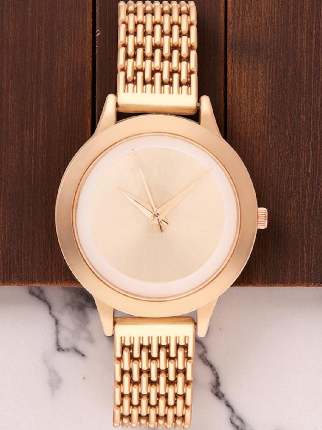 SZN Women Rose Gold Dial & Stainless Steel Straps Analogue Watch-picture-45