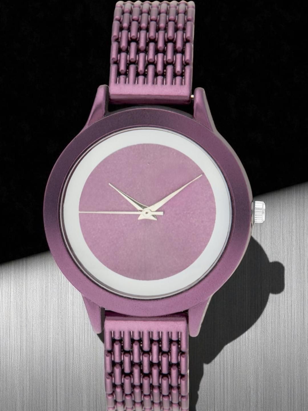 SZN Women Dial & Stainless Steel Straps Analogue Watch Laxi Purple-picture-54