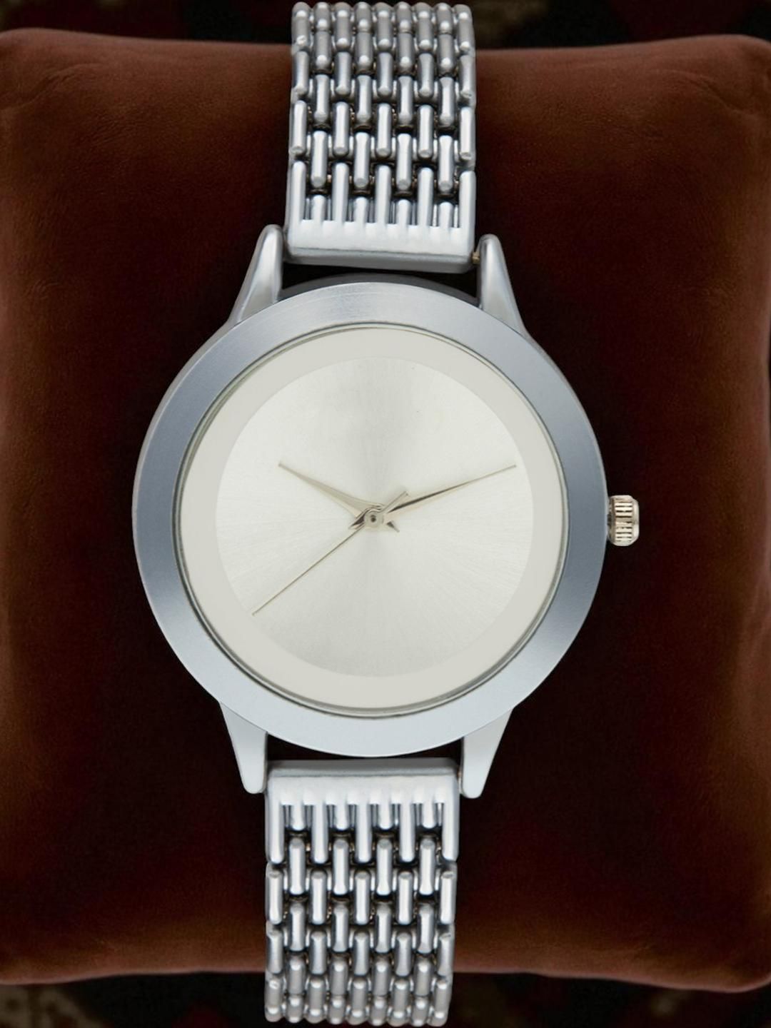 SZN Women Dial & Stainless Steel Straps Analogue Watch Laxi silverDLSZNS-image-24