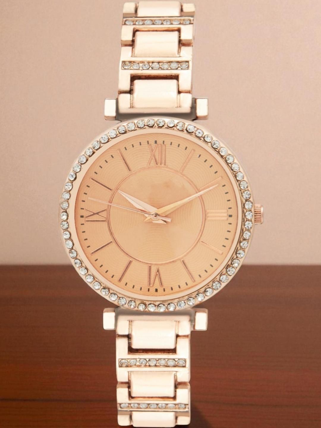 SZN Women Dial & Stainless Steel Straps Analogue Watch Glory copper DLSZNS-picture-58