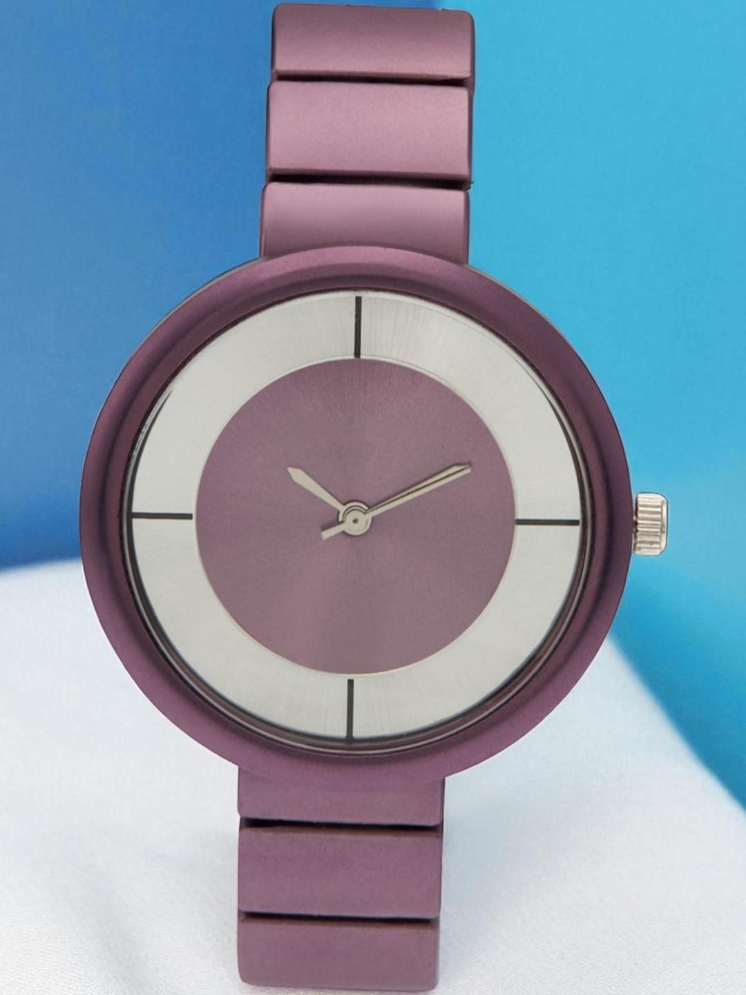 SZN Women Dial & Stainless Steel Straps Analogue Watch Mate PurpleDLSZNS-picture-47