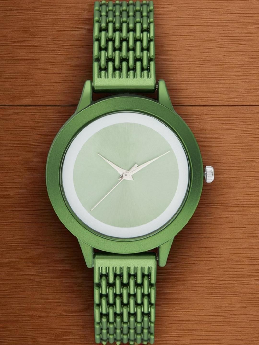 SZN Women Dial & Stainless Steel Straps Analogue Watch Laxi GreenDLSZNS-picture-50