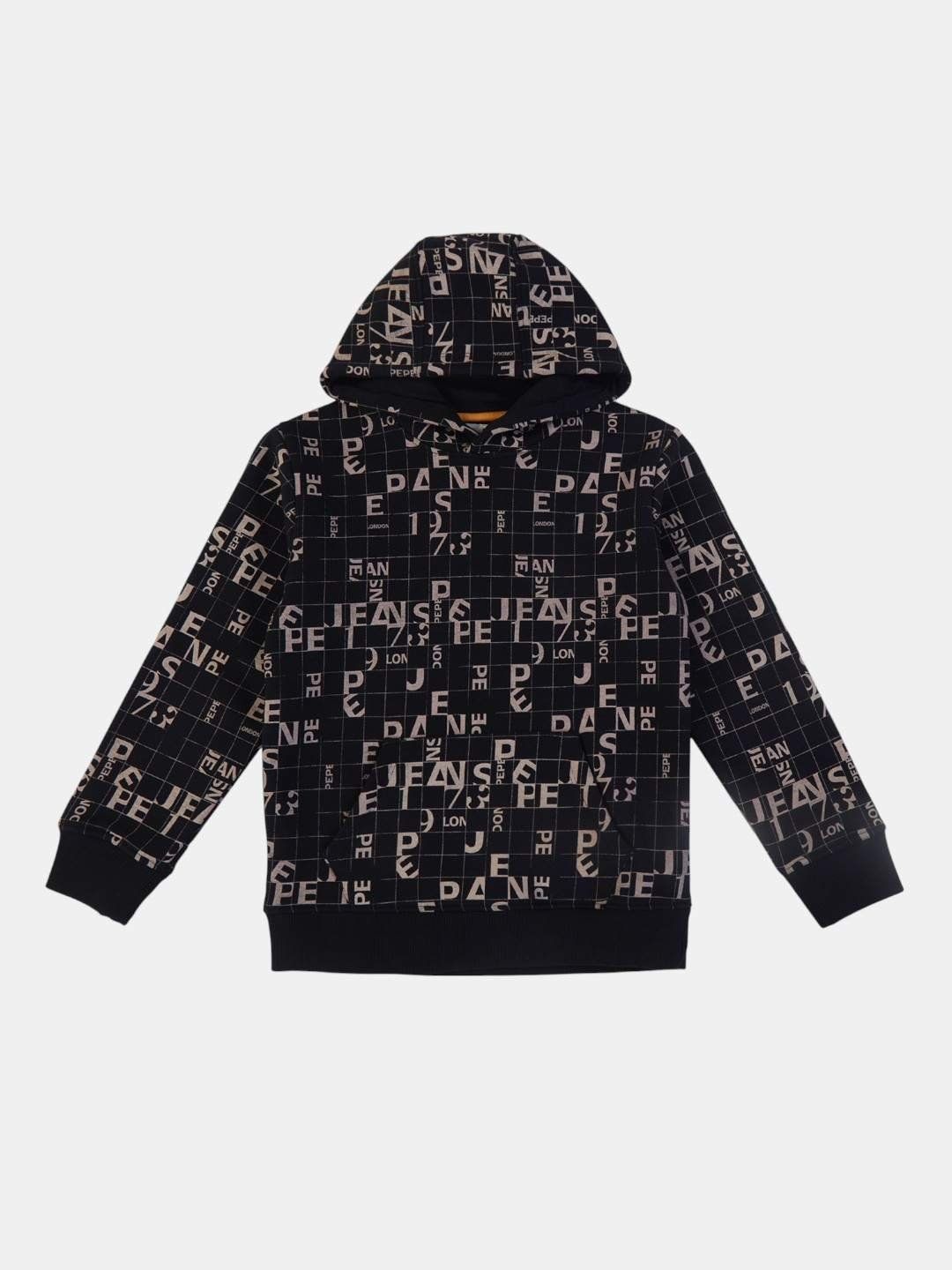 Pepe Jeans Boys Typography Printed Hooded Sweatshirt-picture-37