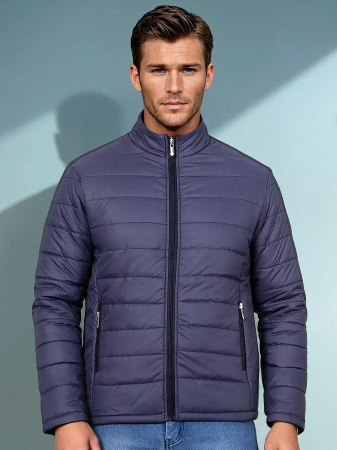 Kotty Men Mock Collar Puffer Jacket-picture-19