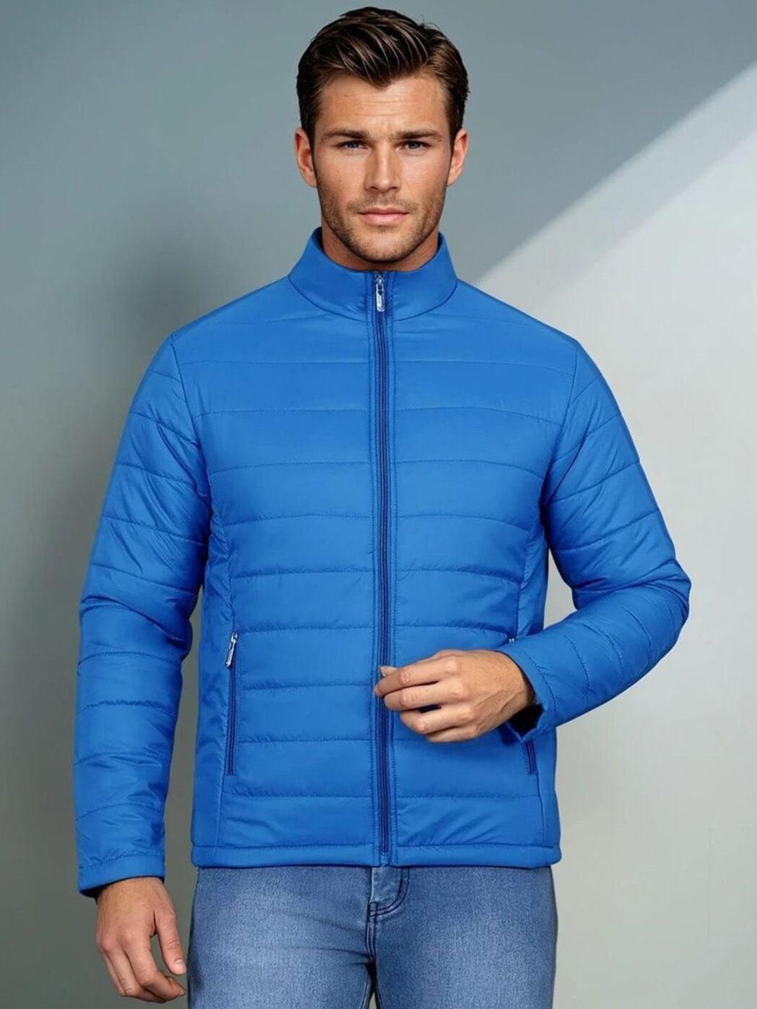 Kotty Men Mock Collar Puffer Jacket-picture-16